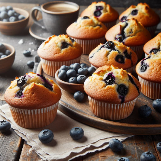 Delicious Organic Blueberry Muffins