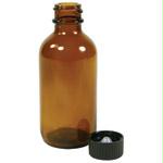 2 oz. Amber Oil Bottle with Cap 6 count